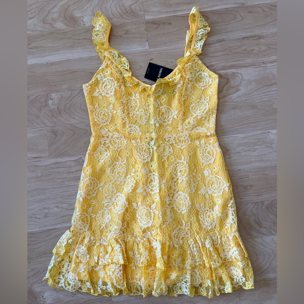 Yellow Lace Dress